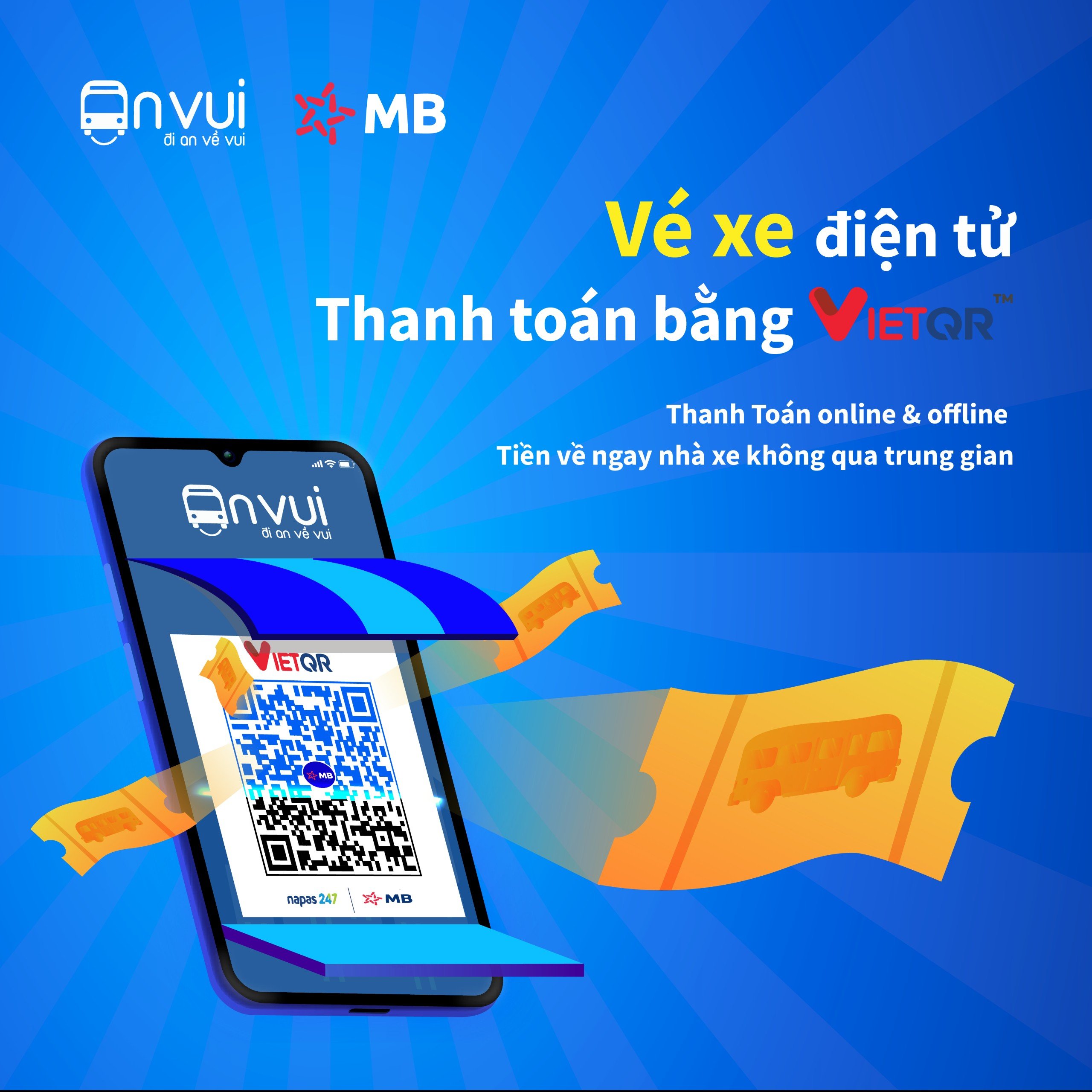 Tiên phong đưa QR Động vào thanh toán vé xe giúp nhà xe tăng trưởng doanh thu và phát triển bán vé online